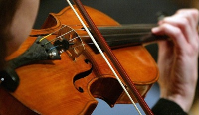 bow on a violin